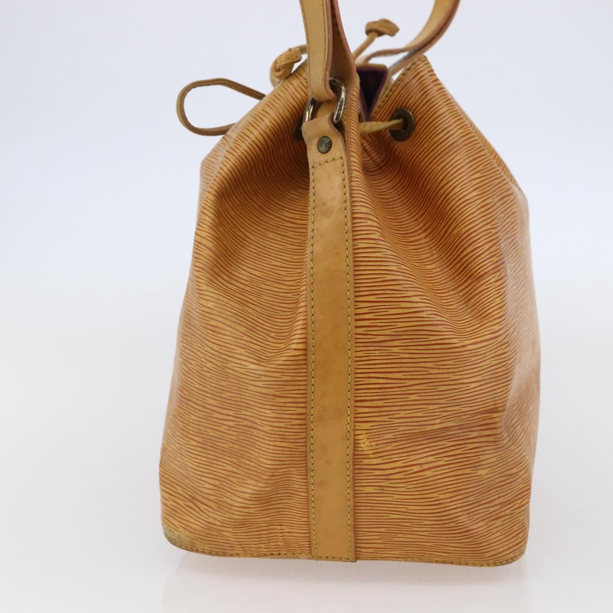 LOUIS VUITTON Epi Petit Noe Shoulder Bag Yellow M44109 LV Auth BA6681