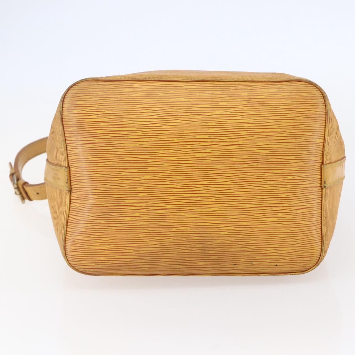 LOUIS VUITTON Epi Petit Noe Shoulder Bag Yellow M44109 LV Auth BA6681