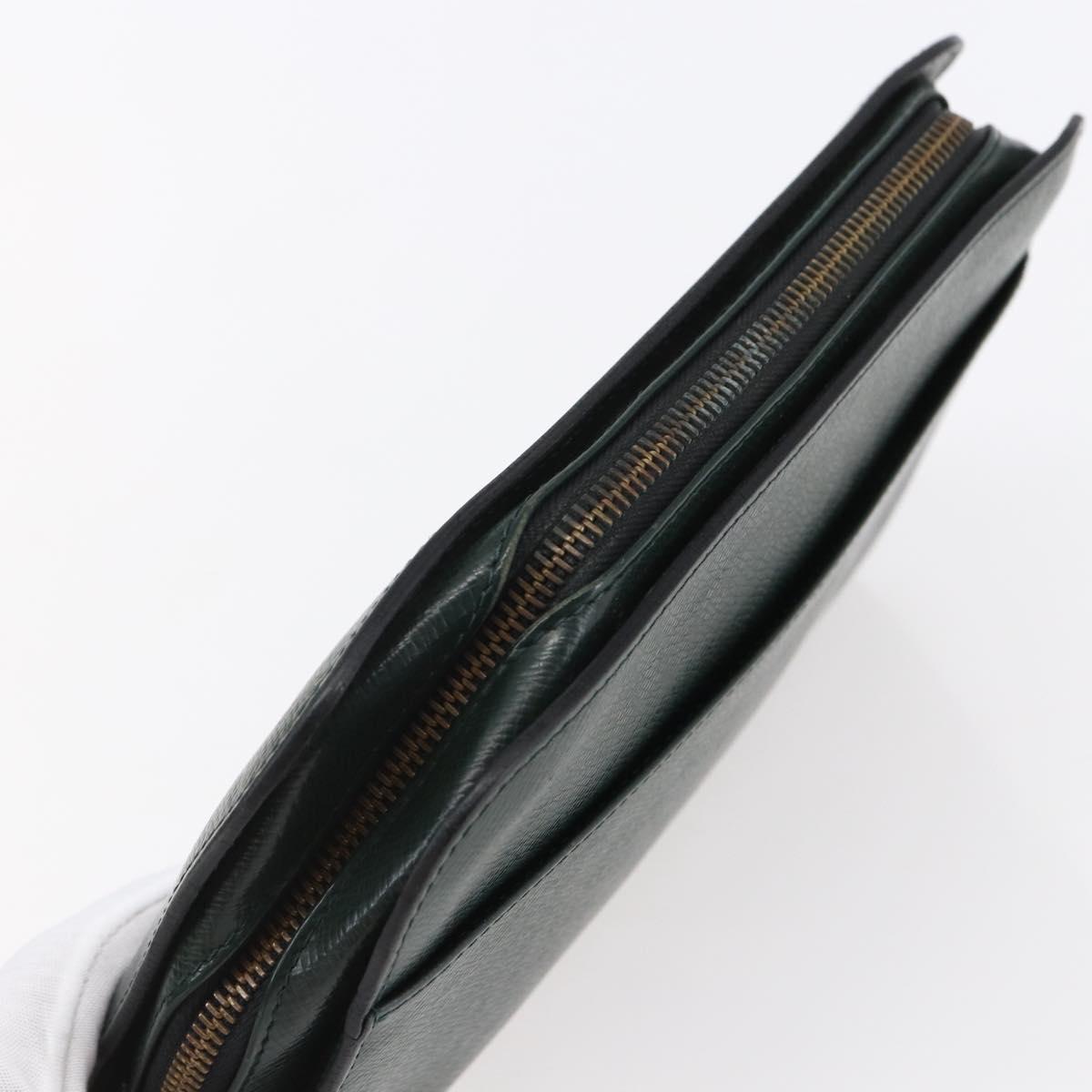 LOUIS VUITTON Taiga Baikal Clutch Bag Epicea M30184 LV Auth BA6683