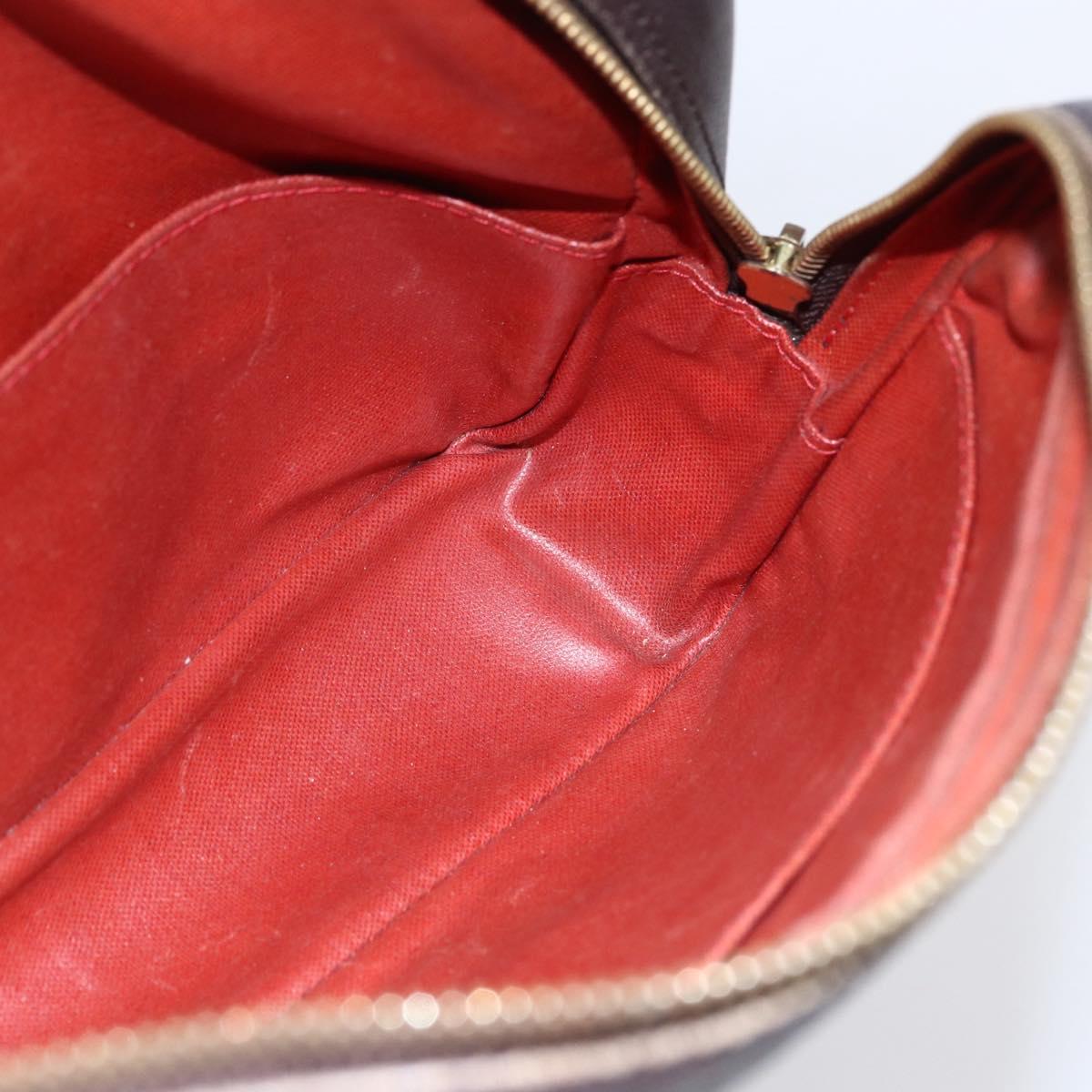 LOUIS VUITTON Damier Ebene Trousse Toilette Clutch Bag N47623 LV Auth BA6684