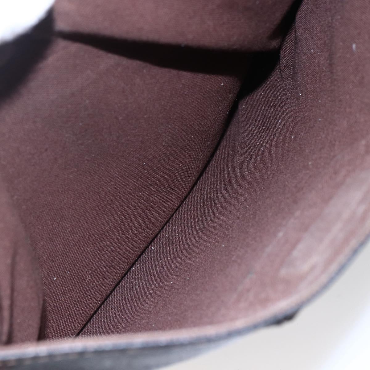 LOUIS VUITTON Damier Ebene Pochette Platt Brooklyn Bag N41100 LV Auth BA6686