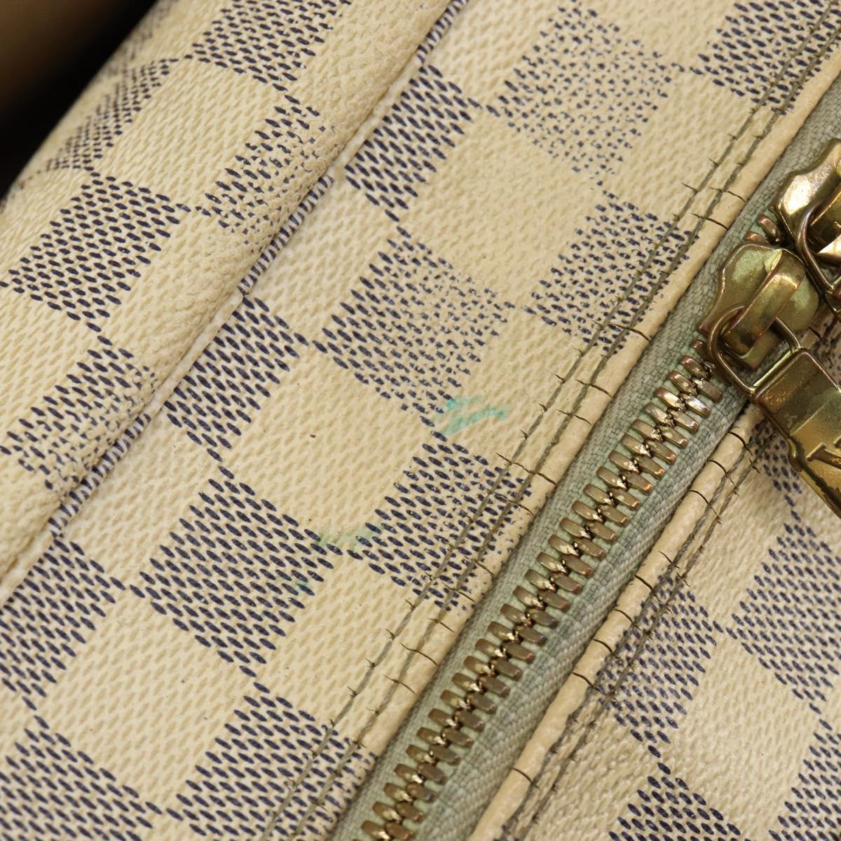 LOUIS VUITTON Damier Azur Naviglio Shoulder Bag N51189 LV Auth BA6690