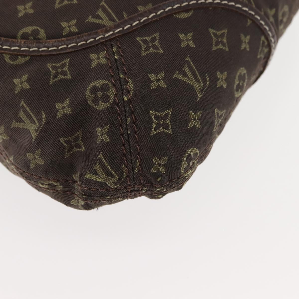 LOUIS VUITTON Monogram Mini Manon PM Shoulder Bag Ebene M95621 LV Auth BA6691