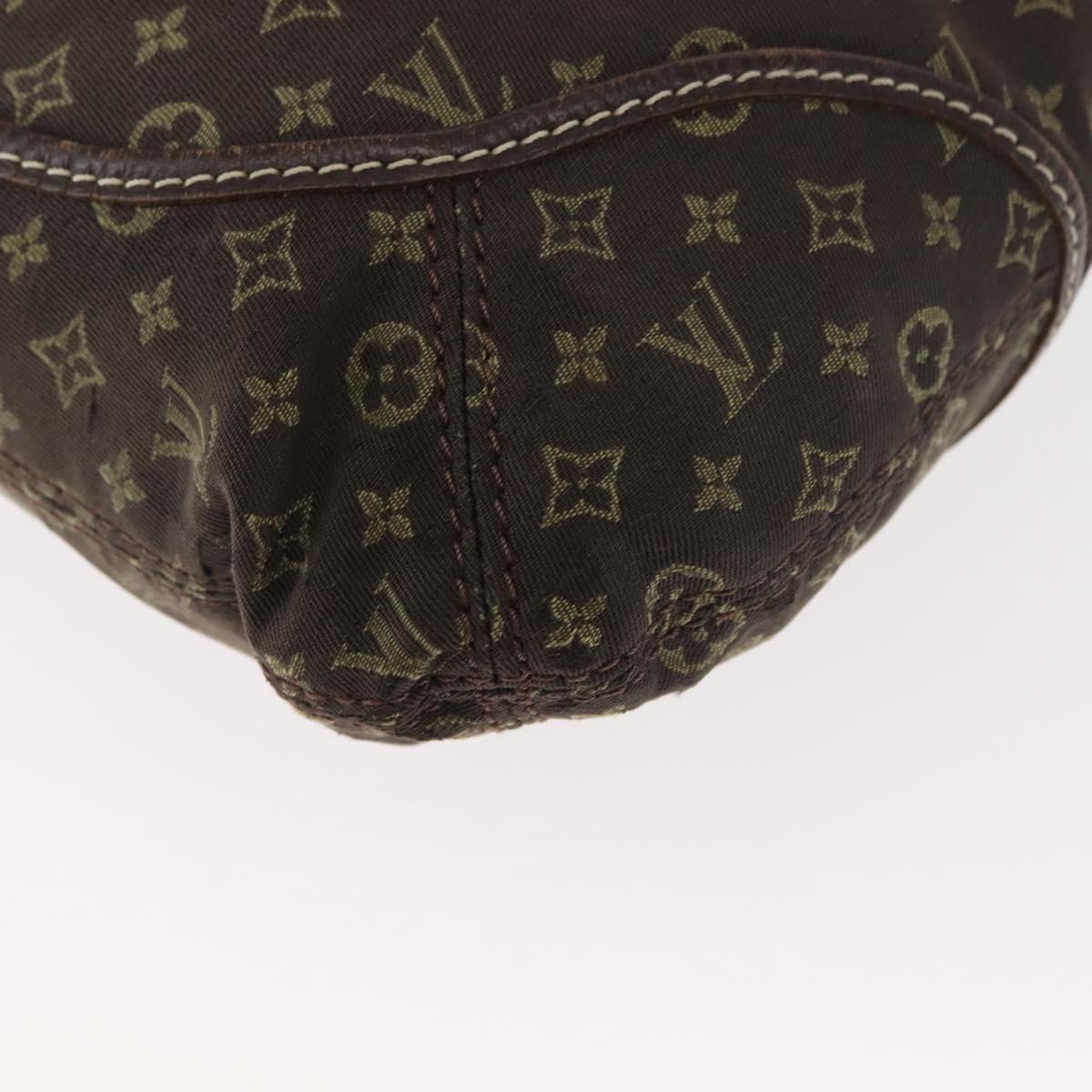 LOUIS VUITTON Monogram Mini Manon PM Shoulder Bag Ebene M95621 LV Auth BA6691
