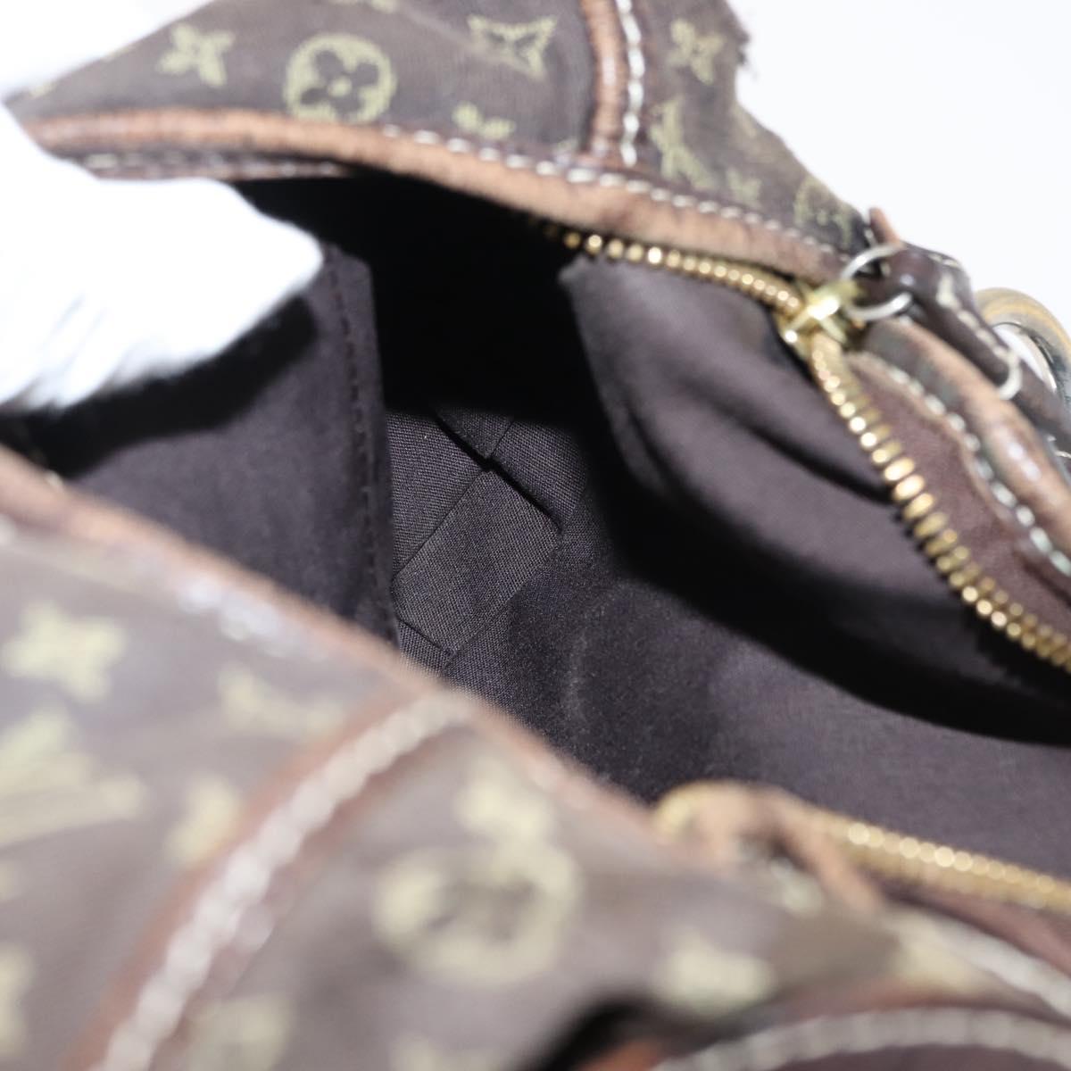LOUIS VUITTON Monogram Mini Manon PM Shoulder Bag Ebene M95621 LV Auth BA6691
