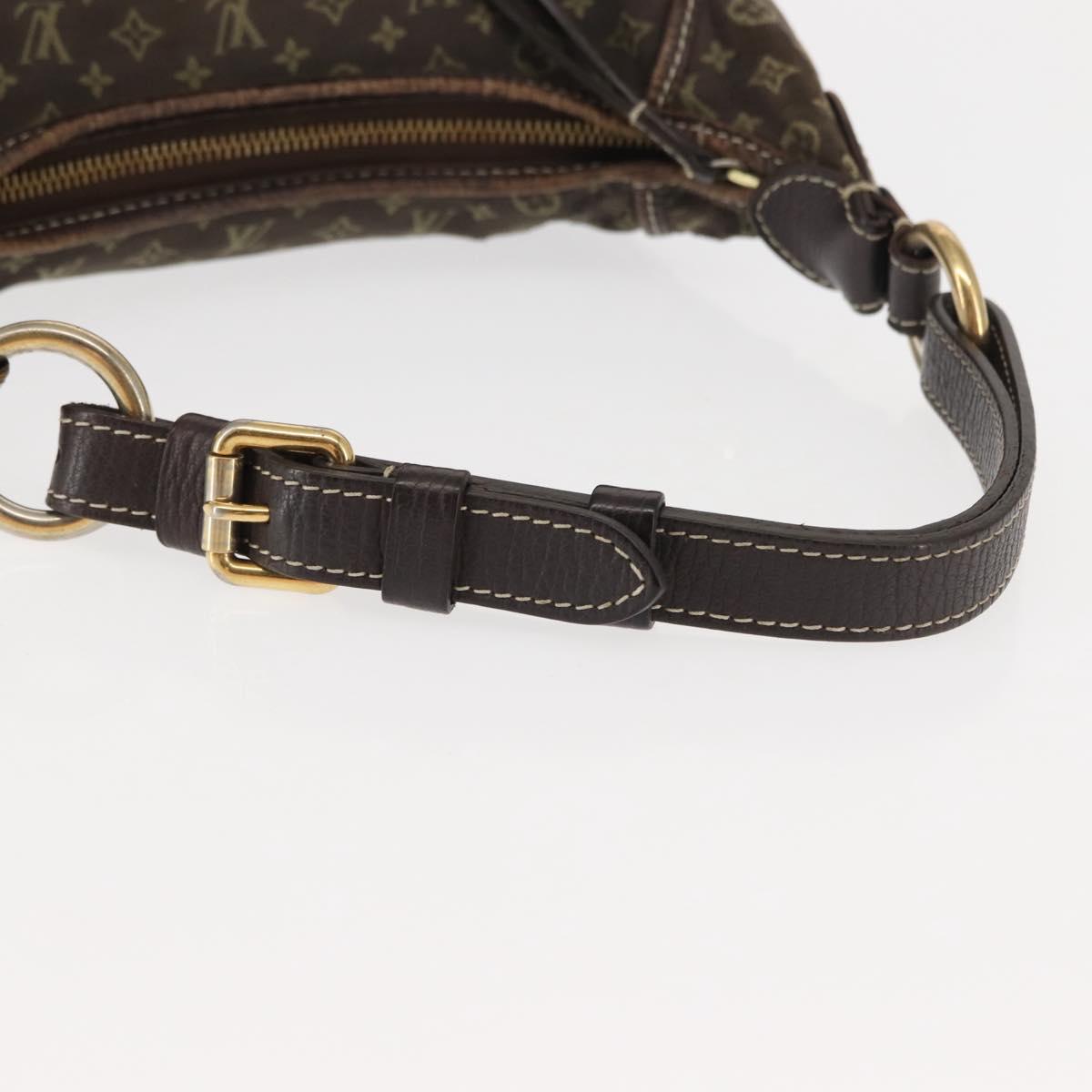 LOUIS VUITTON Monogram Mini Manon PM Shoulder Bag Ebene M95621 LV Auth BA6691