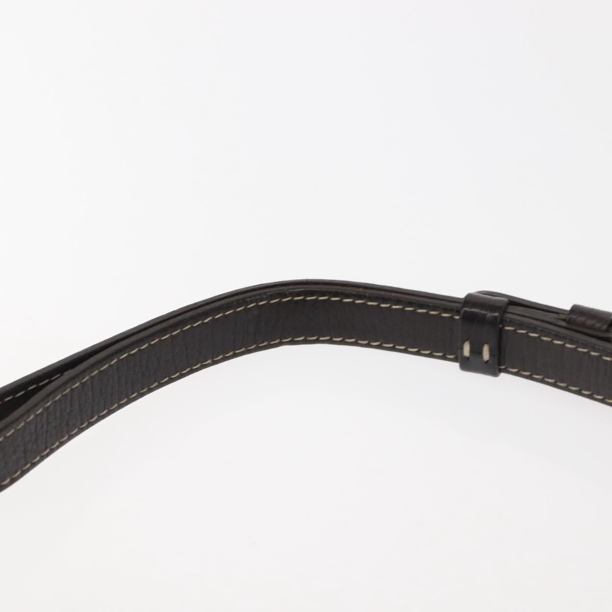 LOUIS VUITTON Monogram Mini Manon PM Shoulder Bag Ebene M95621 LV Auth BA6691