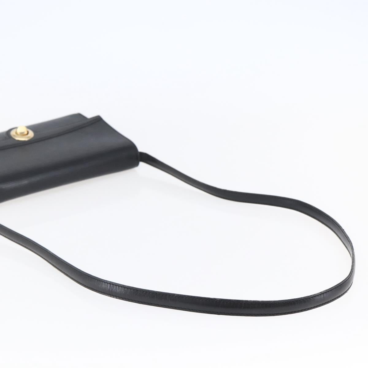 LOUIS VUITTON Epi Pochette Arche Shoulder Bag Black Noir M52572 LV Auth BA6693