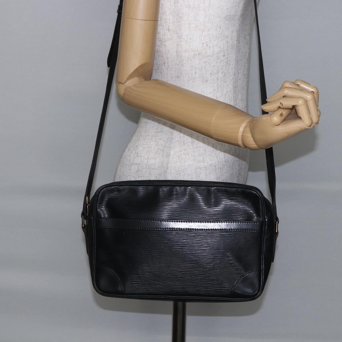 LOUIS VUITTON Epi Trocadero 27 Shoulder Bag Black M52312 LV Auth BA6694