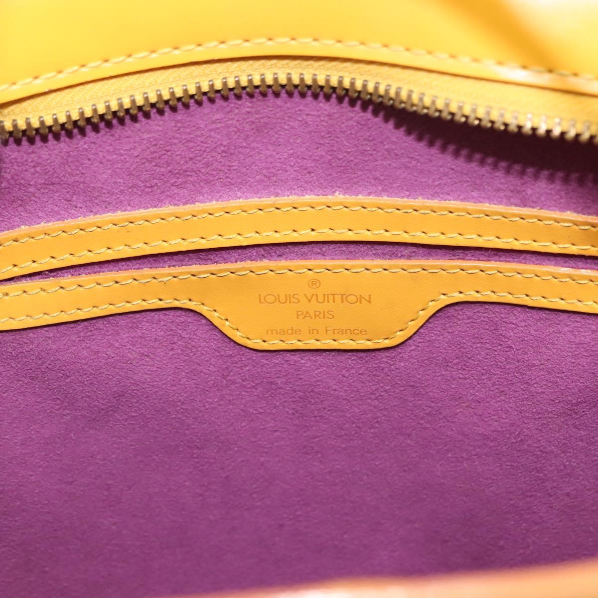 LOUIS VUITTON Epi Saint Jacques Hand Bag Yellow M52279 LV Auth BA6695