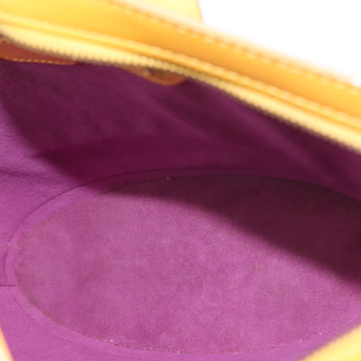 LOUIS VUITTON Epi Saint Jacques Hand Bag Yellow M52279 LV Auth BA6695