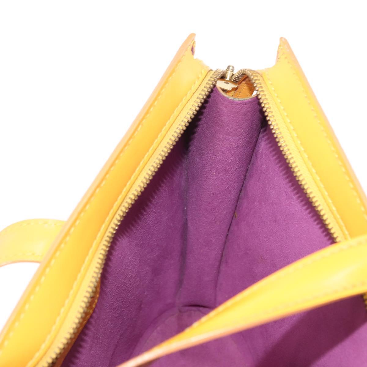 LOUIS VUITTON Epi Saint Jacques Hand Bag Yellow M52279 LV Auth BA6695