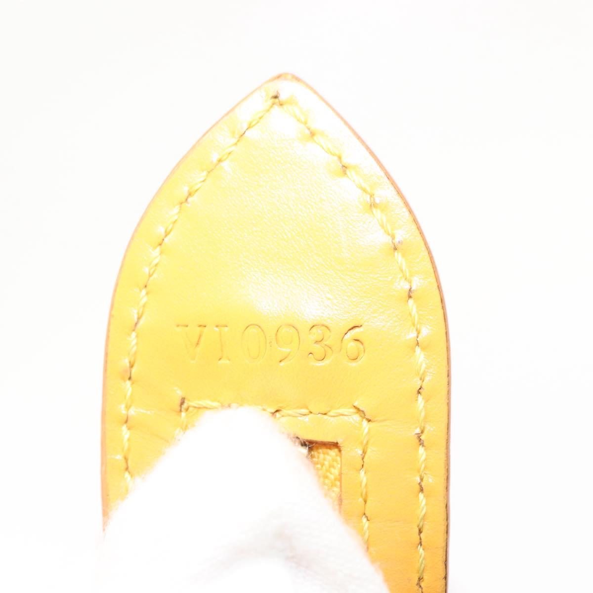 LOUIS VUITTON Epi Saint Jacques Hand Bag Yellow M52279 LV Auth BA6695