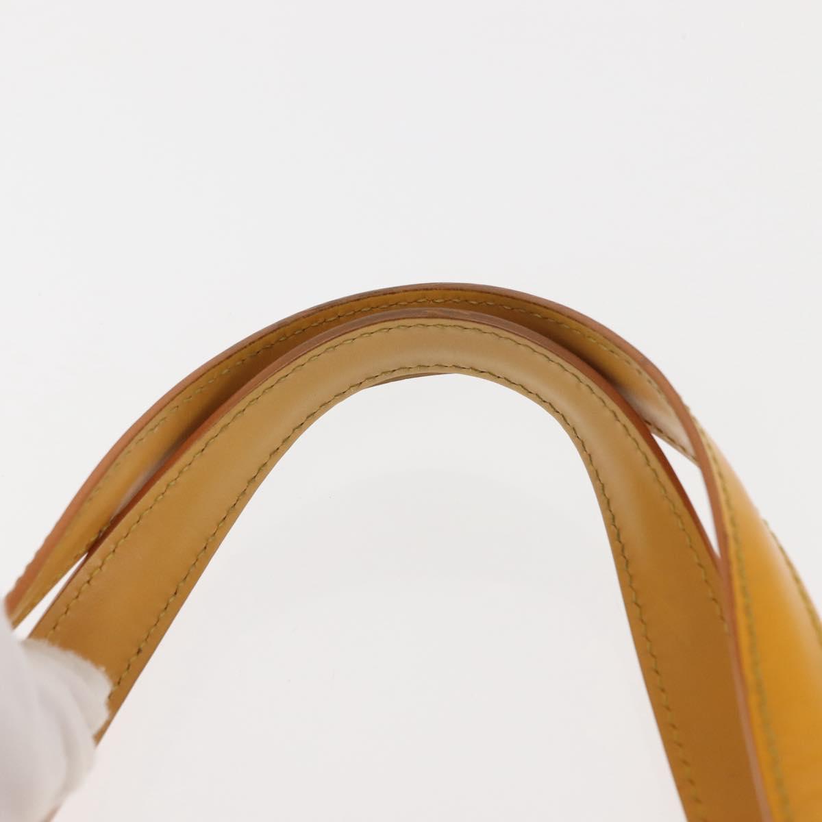 LOUIS VUITTON Epi Saint Jacques Hand Bag Yellow M52279 LV Auth BA6695