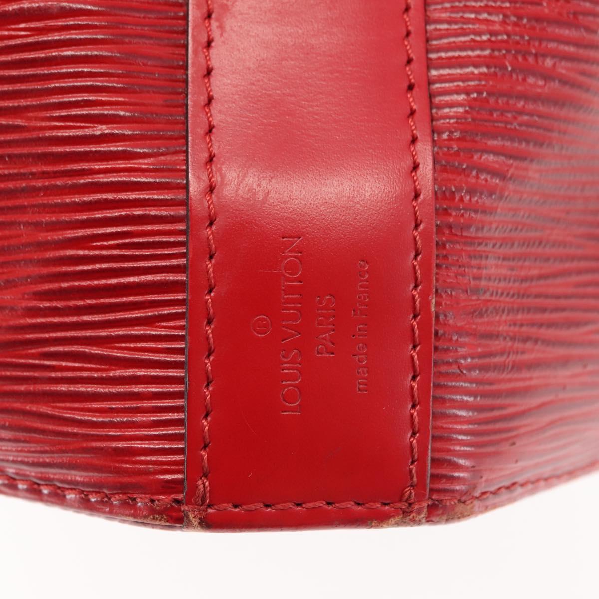 LOUIS VUITTON Epi Sac Depaule GM Shoulder Bag Red M80197 LV Auth BA6697