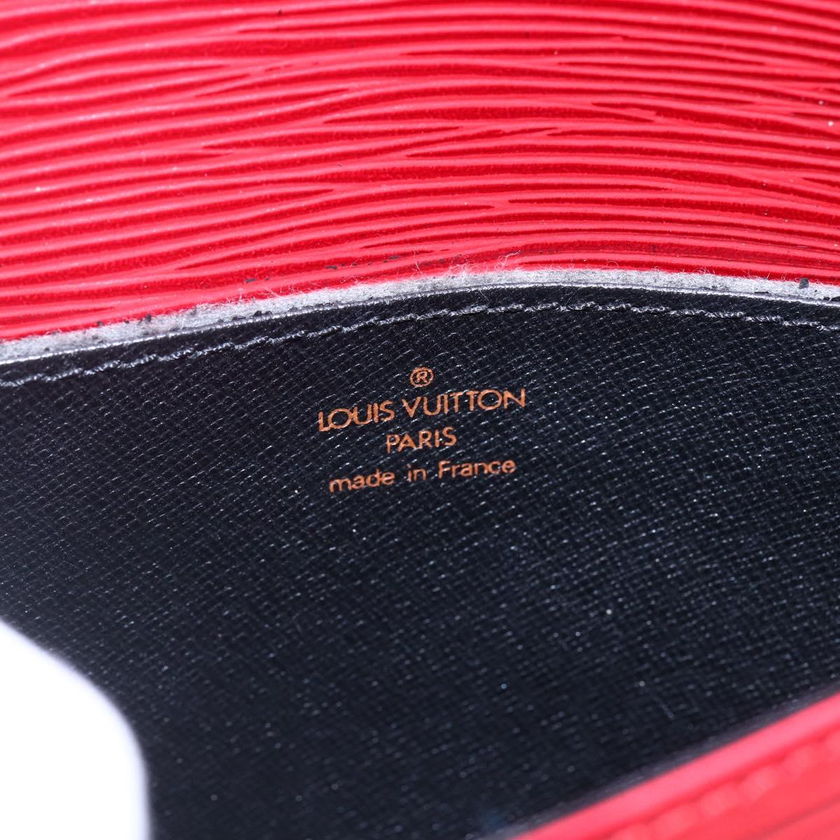 LOUIS VUITTON Epi Saint Cloud PM Shoulder Bag Red M52217 LV Auth BA6698