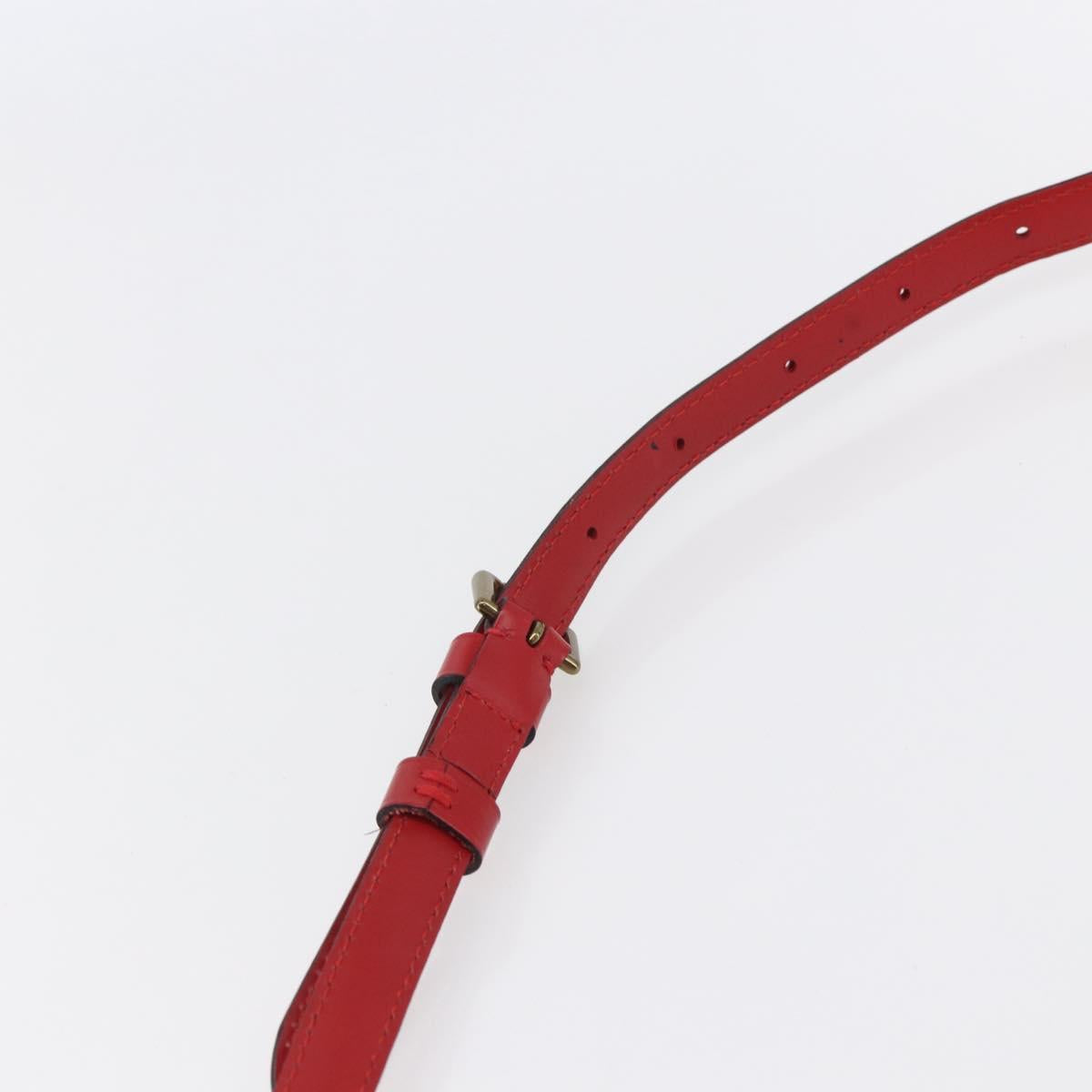 LOUIS VUITTON Epi Saint Cloud PM Shoulder Bag Red M52217 LV Auth BA6698