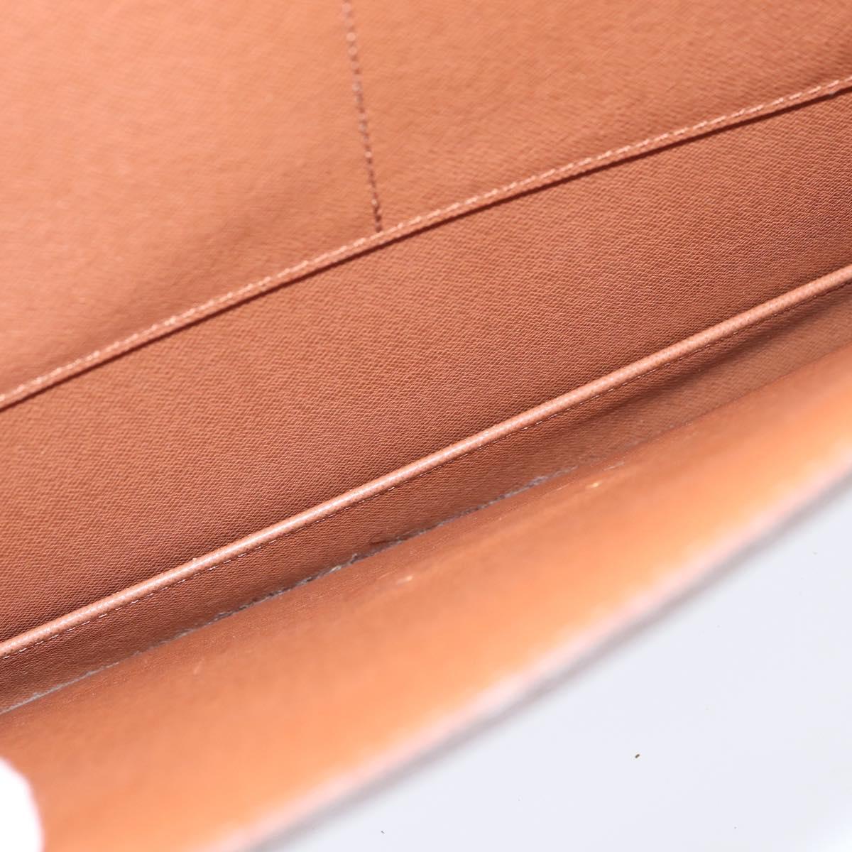 LOUIS VUITTON Epi Serviette Conseiller Briefcase Kenya Brown M54423 Auth BA6700