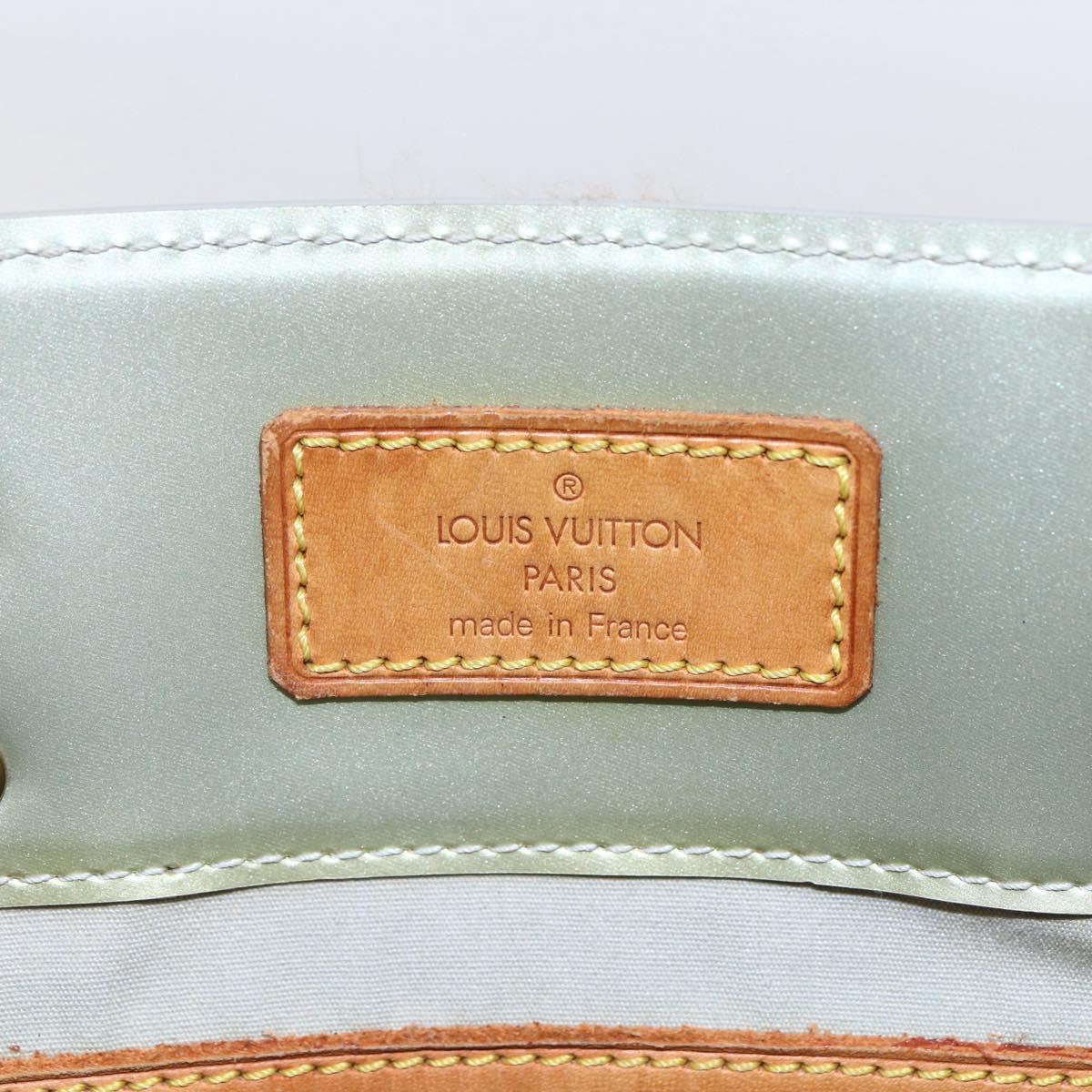 LOUIS VUITTON Monogram Vernis Reade MM Hand Bag Gris M91142 LV Auth BA6709
