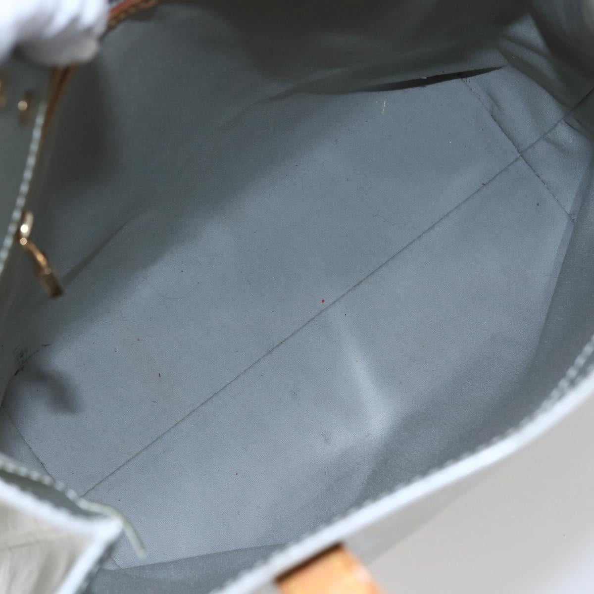 LOUIS VUITTON Monogram Vernis Reade MM Hand Bag Gris M91142 LV Auth BA6709
