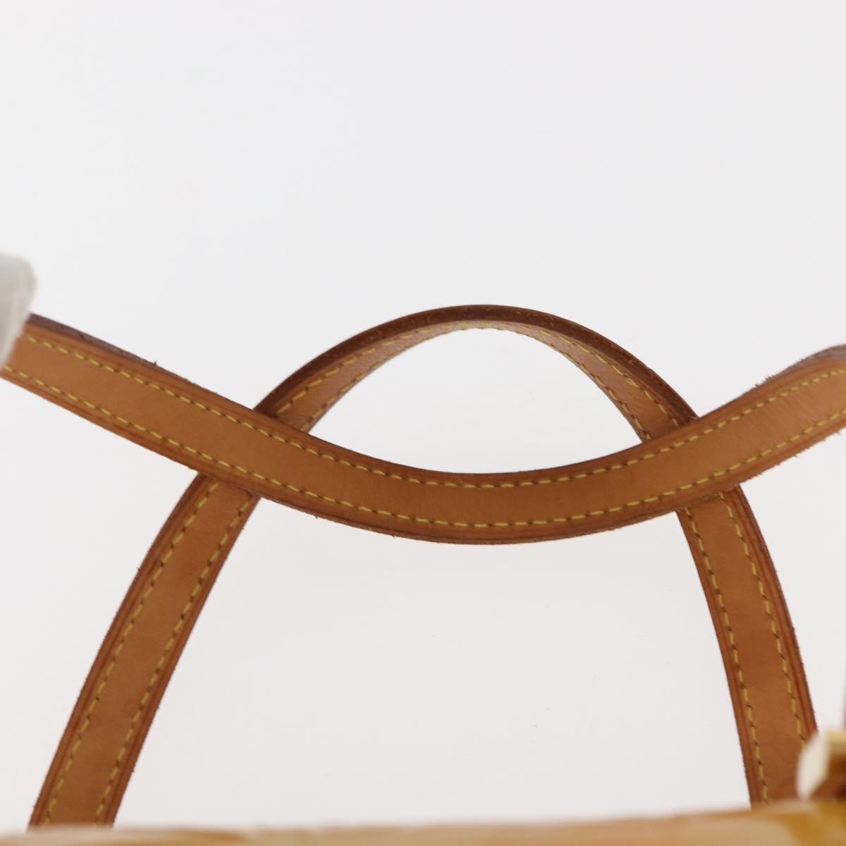 LOUIS VUITTON Monogram Vernis Bedford Hand Bag Beige M91006 LV Auth BA6713
