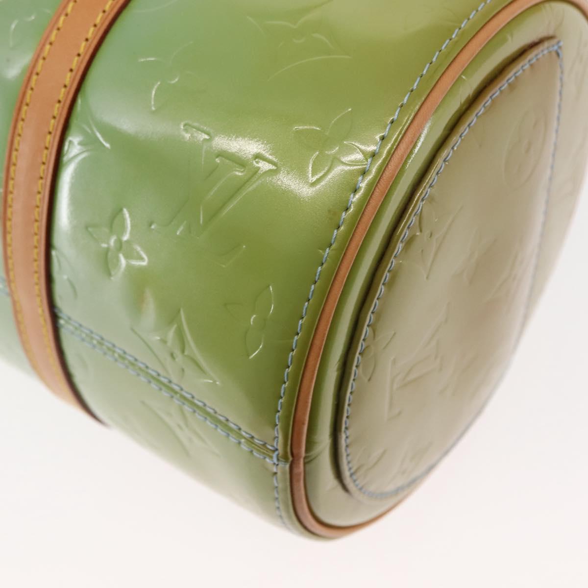 LOUIS VUITTON Monogram Vernis Bedford Hand Bag Baby Blue M91007 LV Auth BA6714