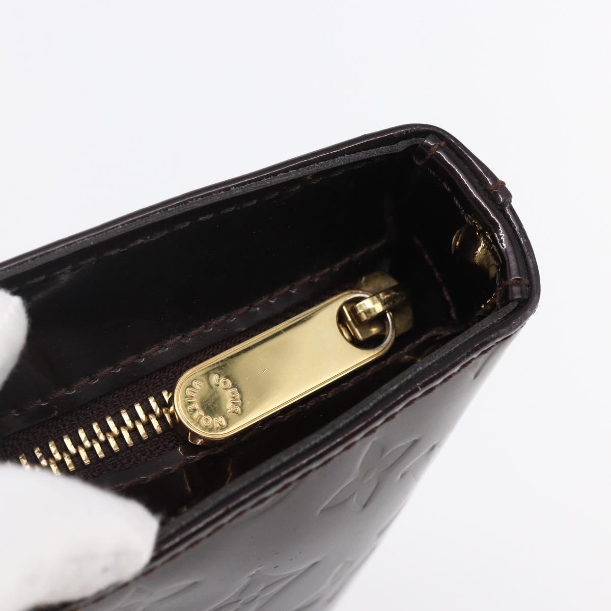 LOUIS VUITTON Monogram Vernis Brentwood Tote Bag Amarante M91994 LV Auth BA6715