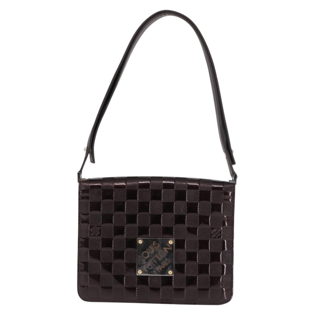 LOUIS VUITTON Damier Vernis Cabaret Shoulder Bag Car Mine M92126 LV Auth BA6718