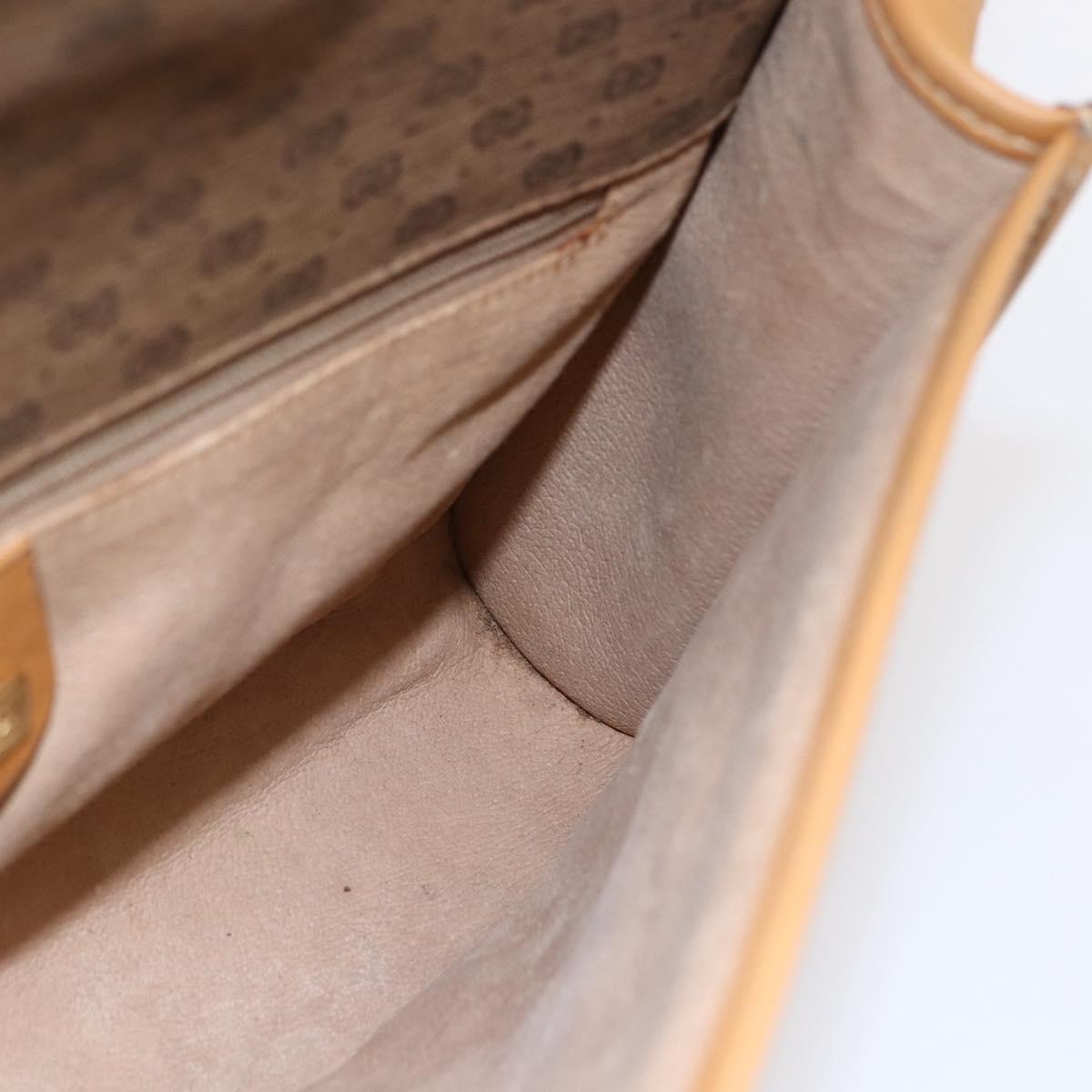 GUCCI Micro GG Supreme Shoulder Bag PVC Beige Gold 001 115 2681 Auth BA6741