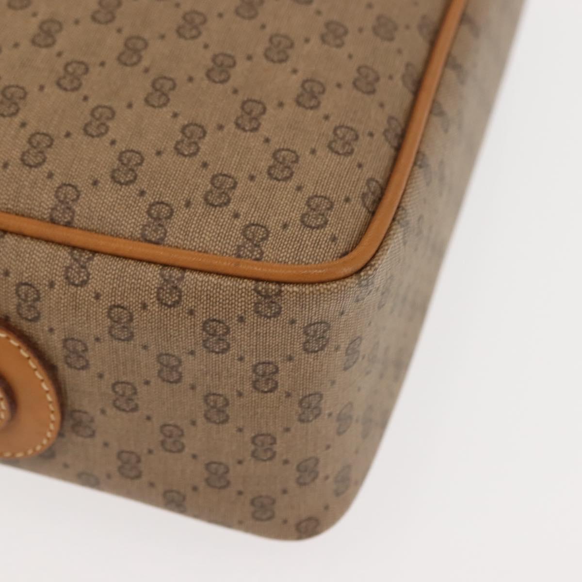 GUCCI Micro GG Supreme Web Sherry Line Bag PVC Beige 001 261 0942 Auth BA6742