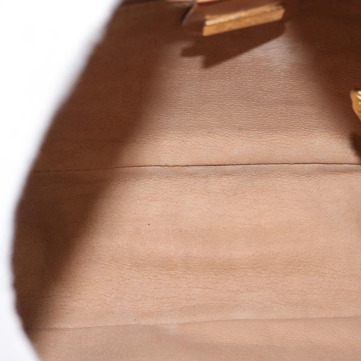 GUCCI Micro GG Supreme Web Sherry Line Bag PVC Beige 001 261 0942 Auth BA6742