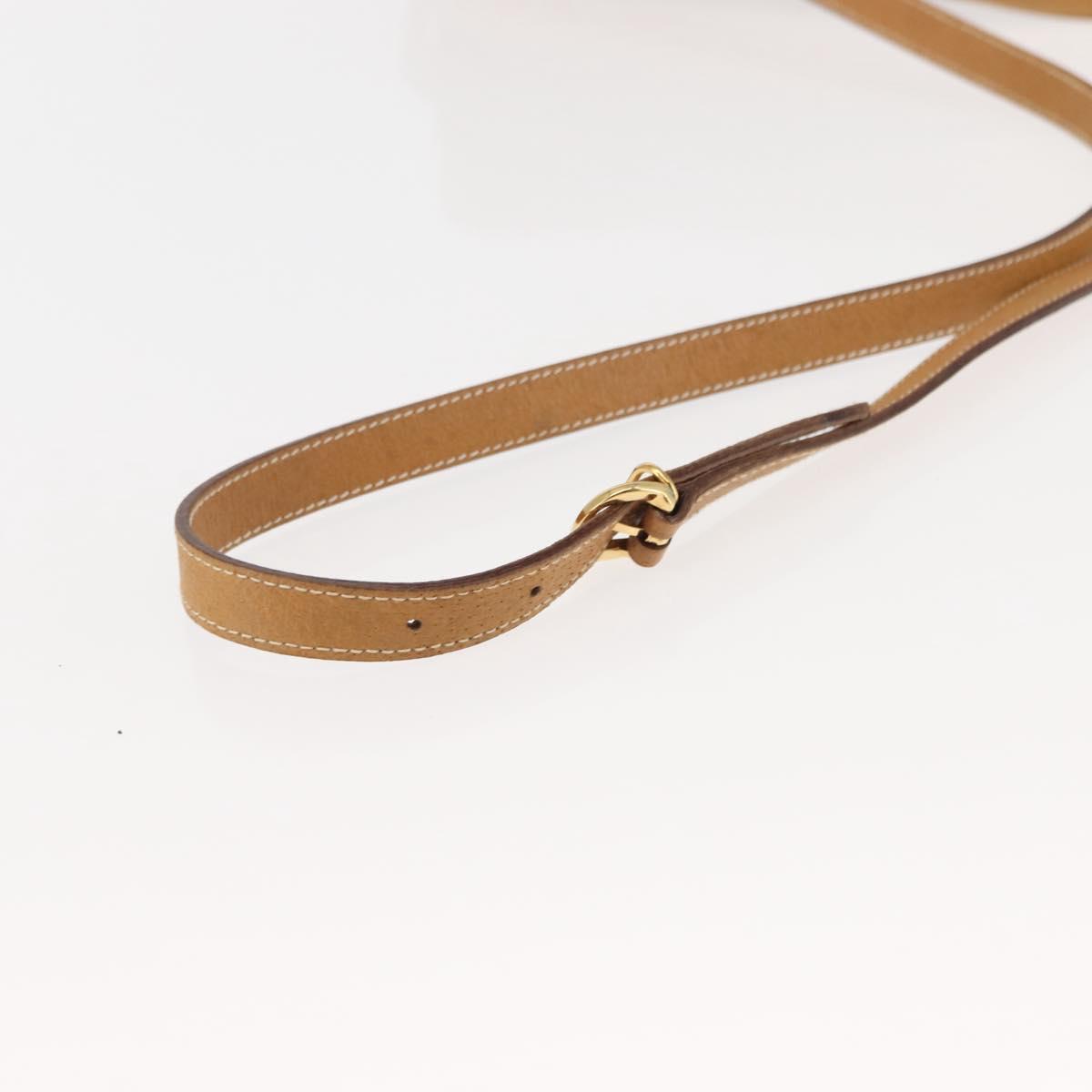 GUCCI Micro GG Supreme Shoulder Bag PVC Beige Gold 001 56 0860 Auth BA6743