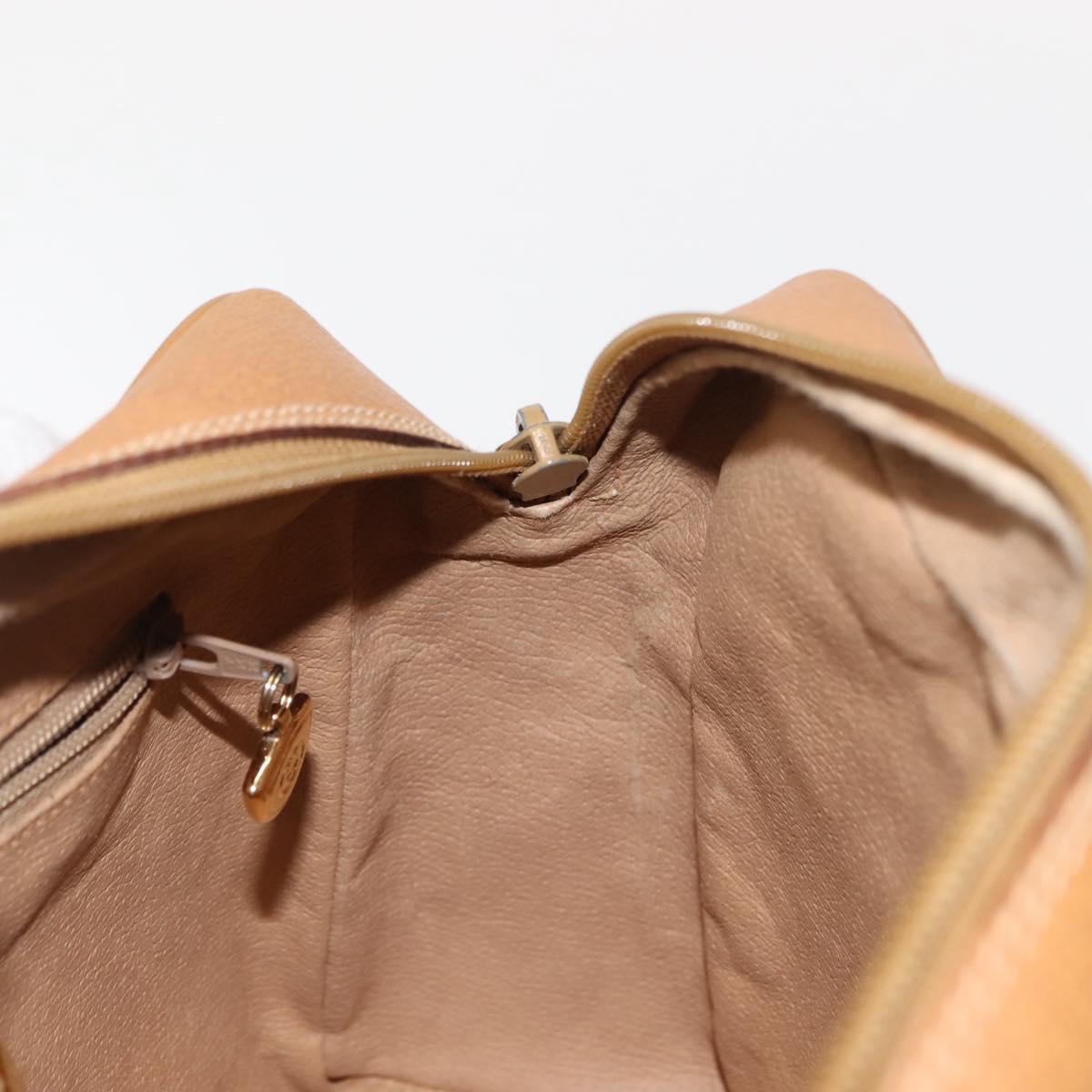 GUCCI Micro GG Supreme Shoulder Bag PVC Beige Gold 001 084 0852 Auth BA6744