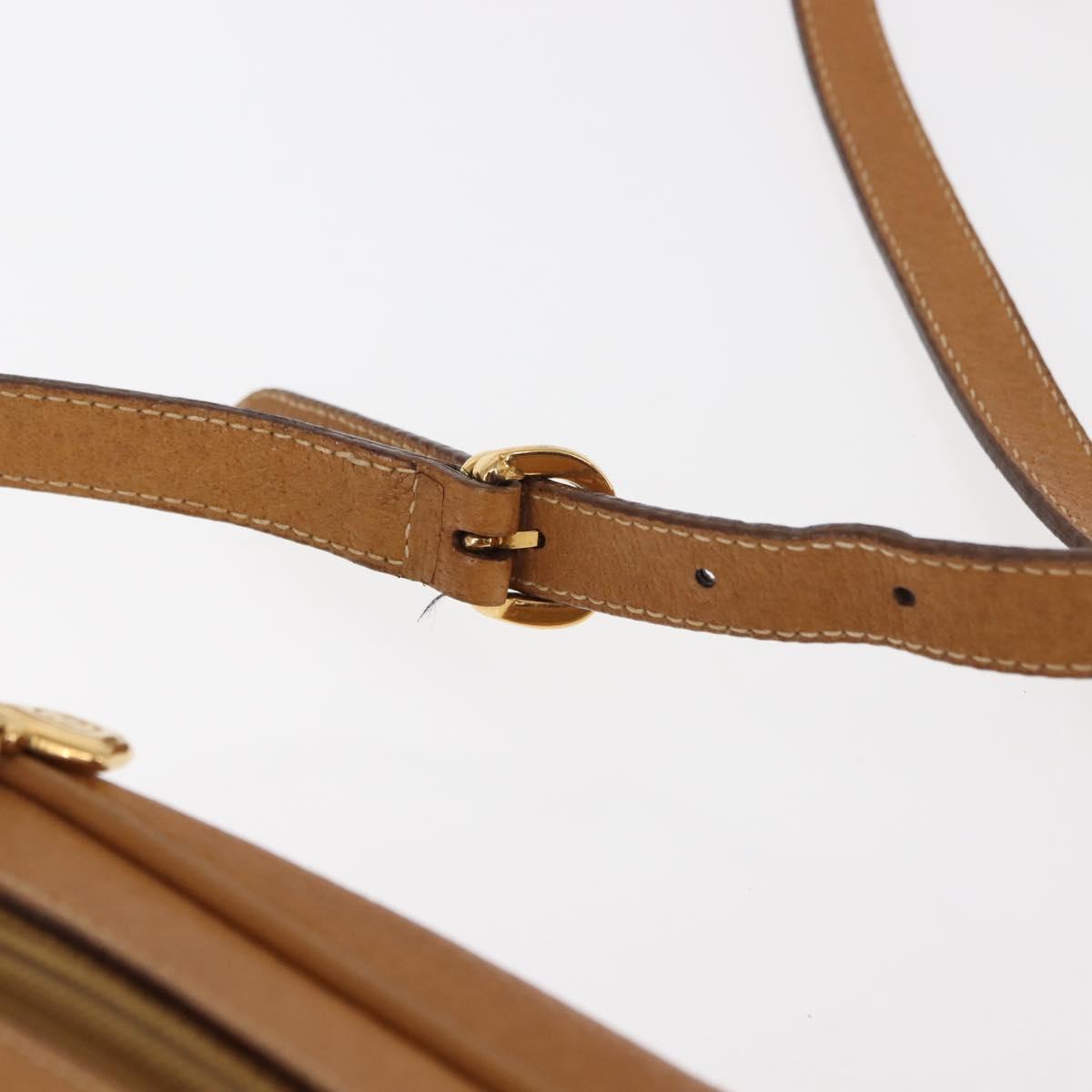 GUCCI Micro GG Supreme Shoulder Bag PVC Beige Gold 001 084 0852 Auth BA6744