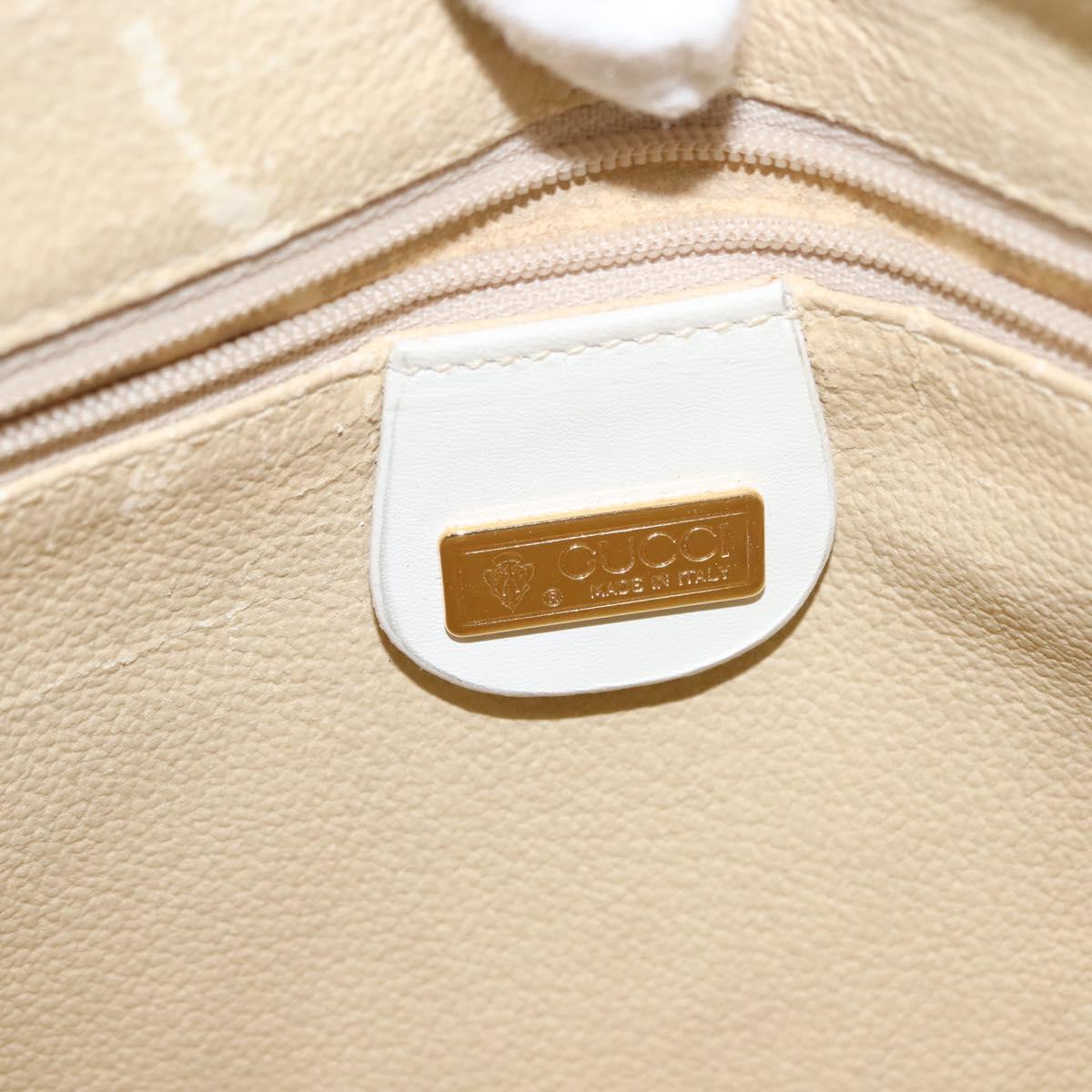 GUCCI Flora Shoulder Bag Canvas Beige Gold 001 093 1050 Auth BA6750