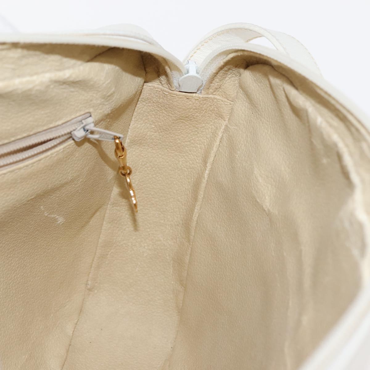 GUCCI Flora Shoulder Bag Canvas Beige Gold 001 093 1050 Auth BA6750