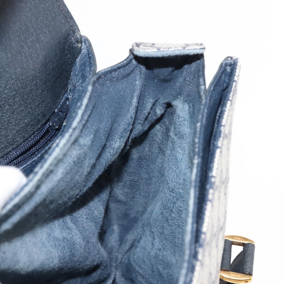 GUCCI GG Supreme Hand Bag PVC Leather Navy Auth BA6754