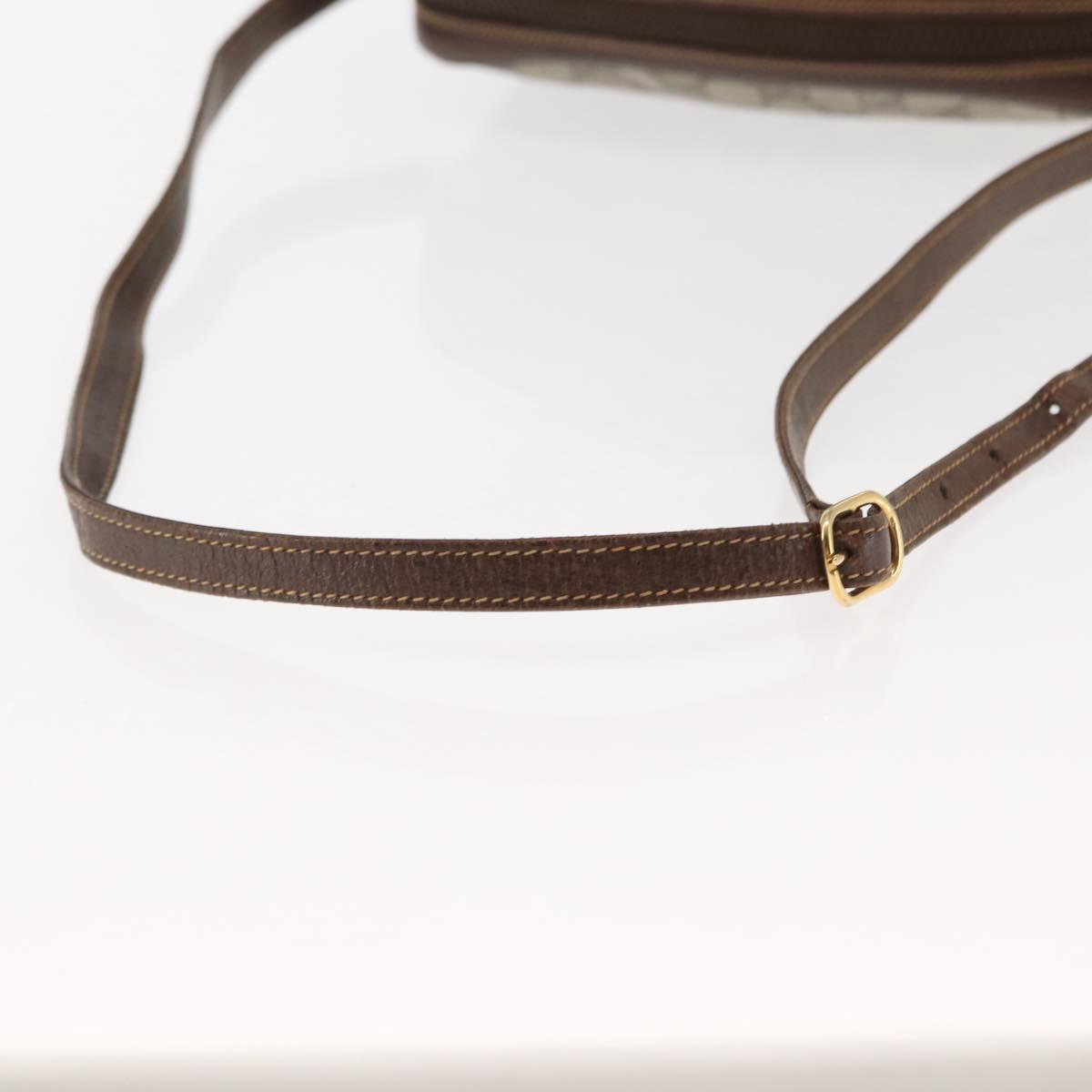 GUCCI GG Supreme Shoulder Bag PVC Leather Beige Auth BA6759