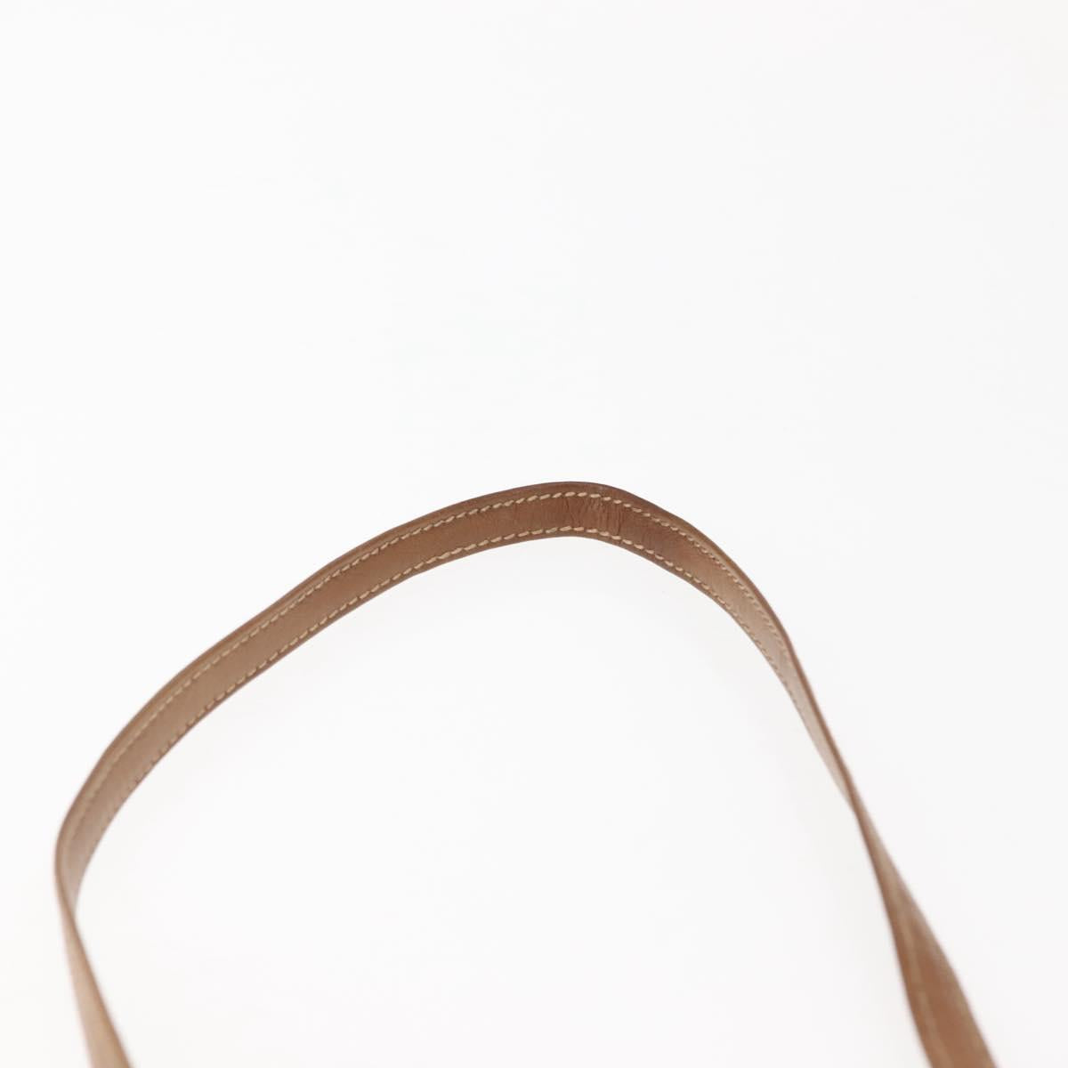 GUCCI GG Canvas Shoulder Bag Canvas Black Brown Auth BA6774