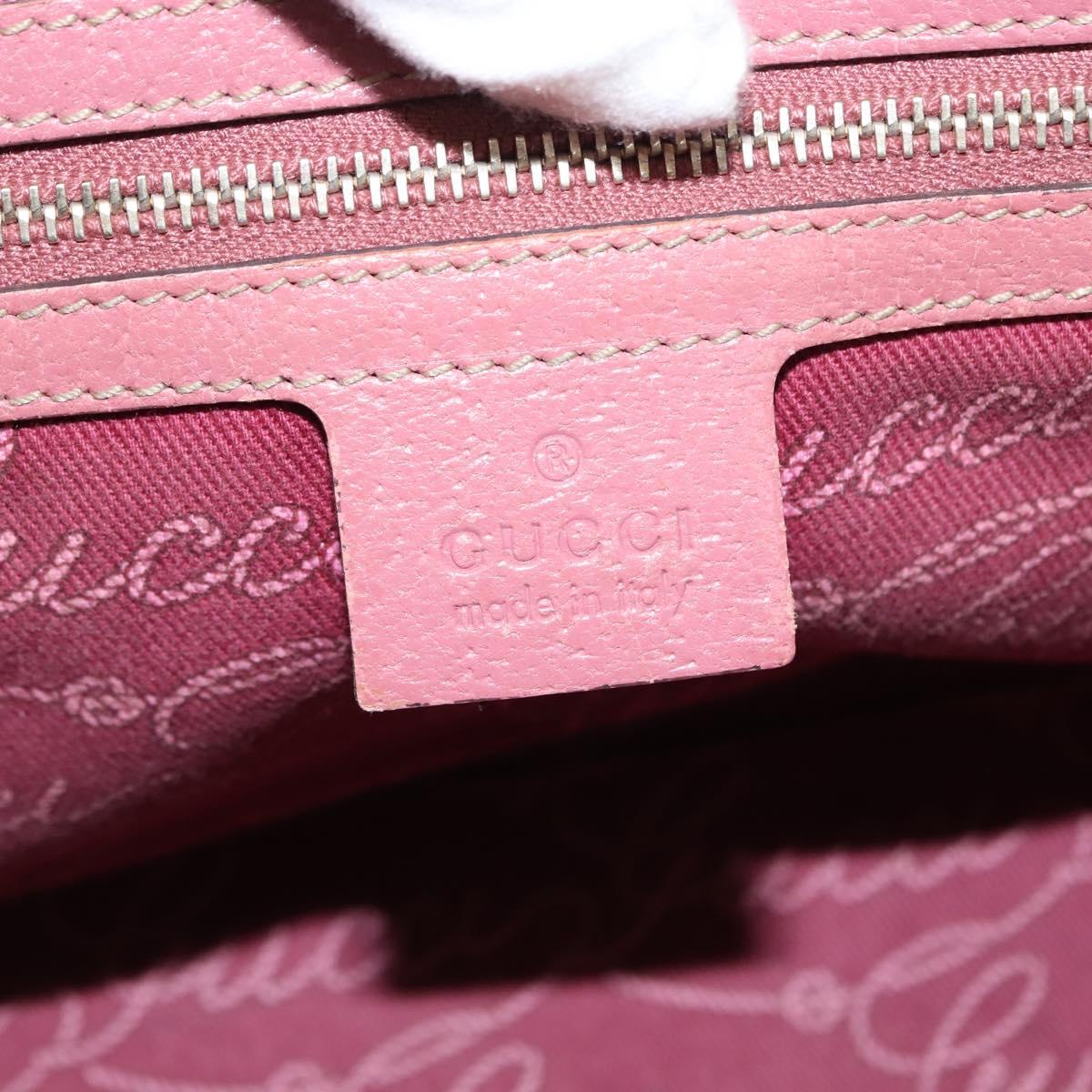 GUCCI GG Canvas Shoulder Bag Beige Gold 152457 Auth BA6775