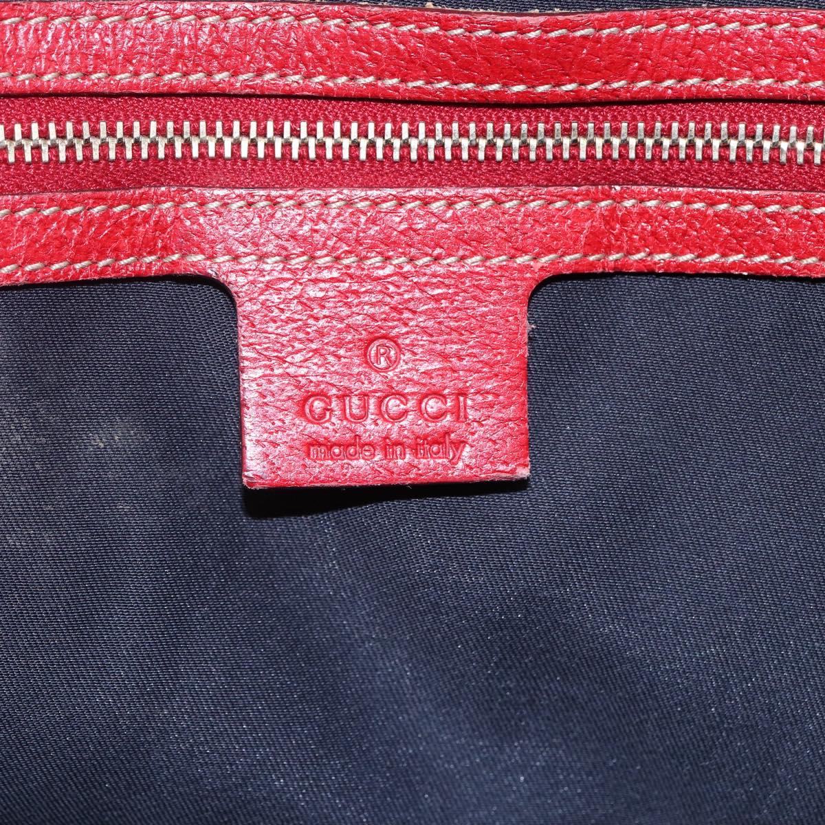 GUCCI GG Canvas Tote Bag Navy Gold 137396 Auth BA6779