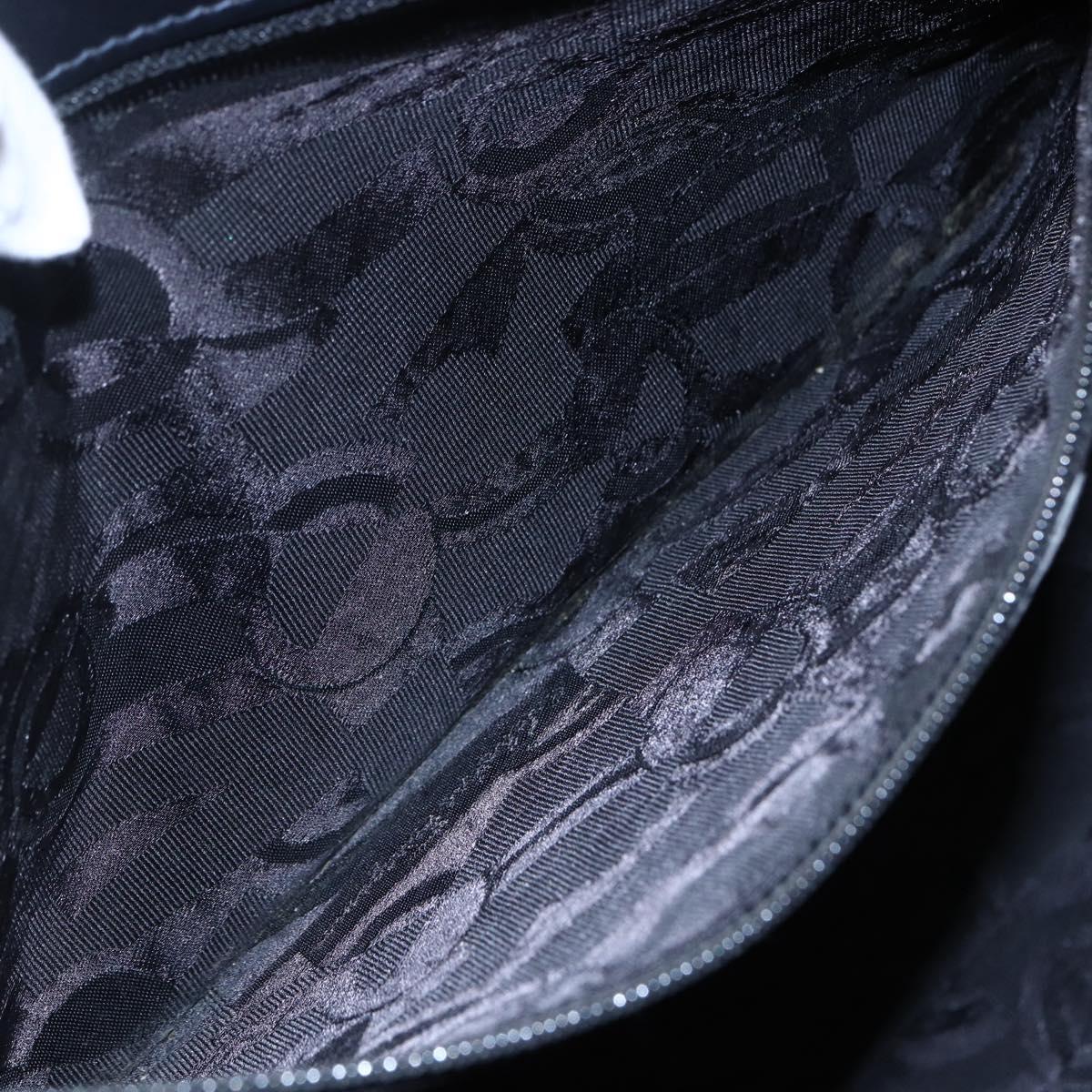 Salvatore Ferragamo Vala Tote Bag Leather Navy Auth ba6794