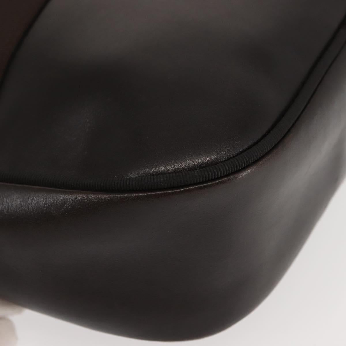 Salvatore Ferragamo Vala Shoulder Bag Leather Brown Auth BA6802