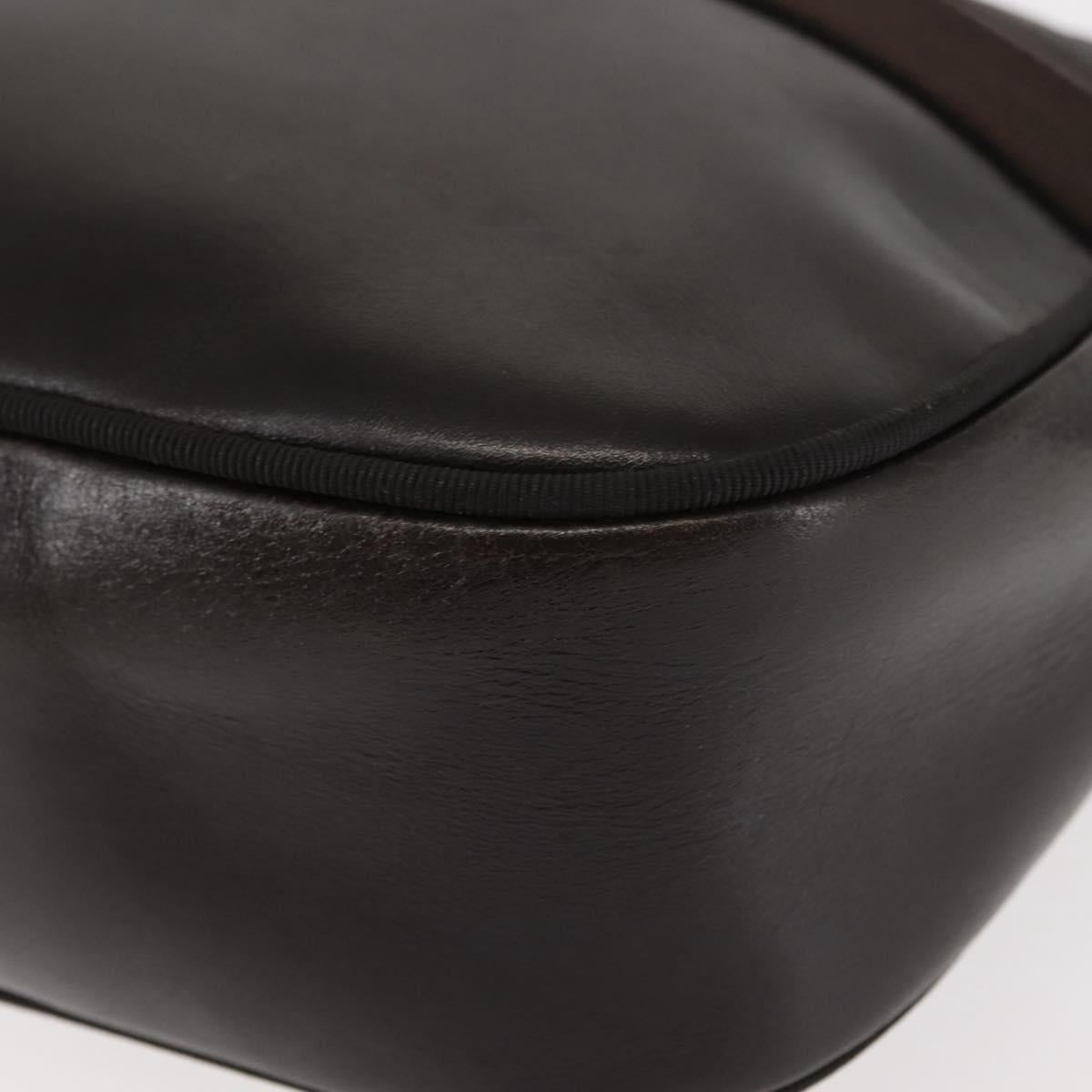 Salvatore Ferragamo Vala Shoulder Bag Leather Brown Auth BA6802