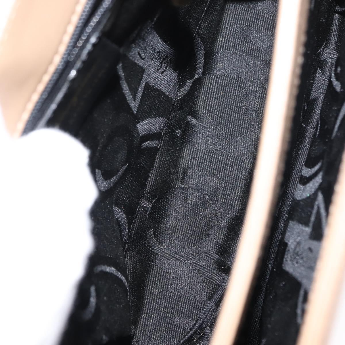 Salvatore Ferragamo Vala Shoulder Bag Leather Beige Auth BA6806