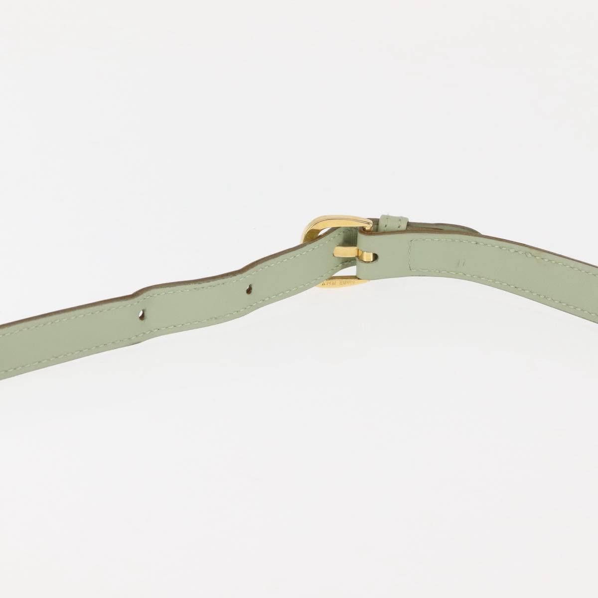 Salvatore Ferragamo Hand Bag Leather 2way Green Auth BA6807
