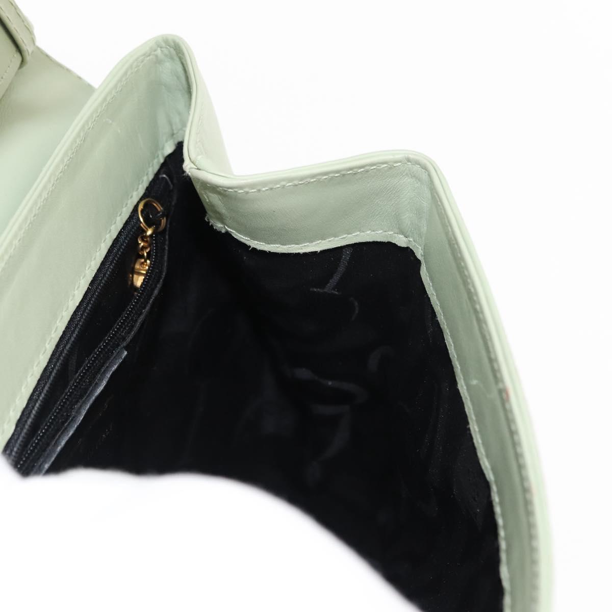 Salvatore Ferragamo Hand Bag Leather 2way Green Auth BA6807