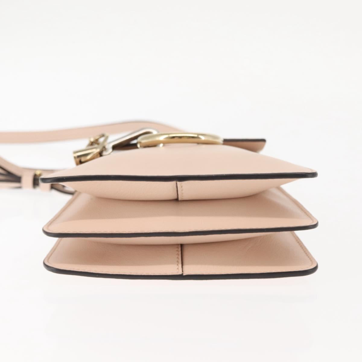 Chloe Fay Shoulder Bag Suede Leather Pink Auth BA6828