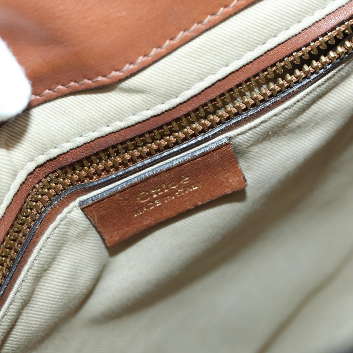 Chloe Fay Backpack Suede Leather 2way Brown Auth BA6830