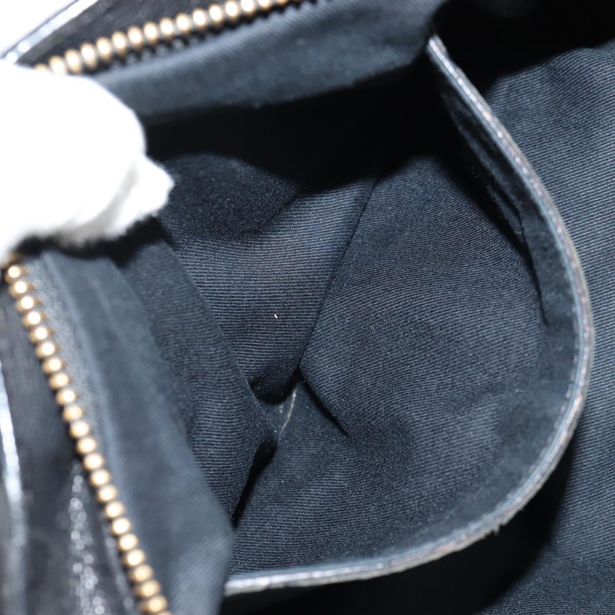 Chloe Etel Hand Bag Leather 2way Black Auth BA6837